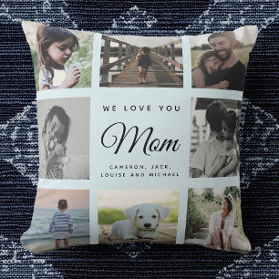 Moderner Chic WIR LIEBE IHNEN Mama Familienfoto Co Kissen
