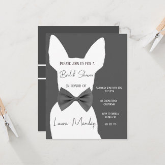 Moderner Chihuahua Hund Bridal Dusche Einladung