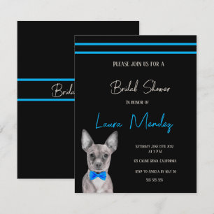 Moderner Chihuahua Hund Bridal Dusche Einladung