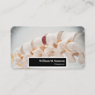 Moderner Chiropraktiker Spine nah Visitenkarte