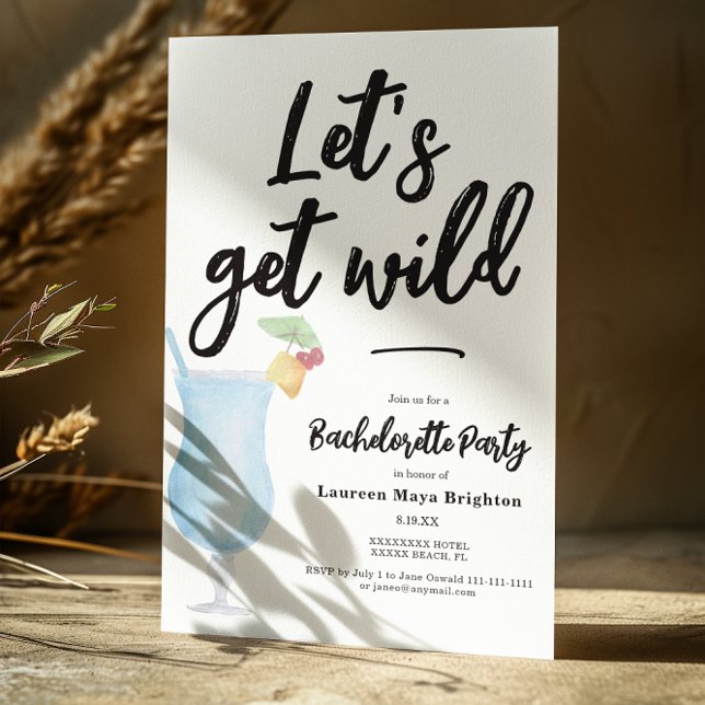 Moderner Cocktail-Junggeselinnen-Abschied Einladung (Von Creator hochgeladen)