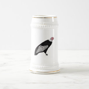 Moderner cooler Kondor Bierglas