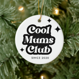 Moderner Cooler Zimmerclub Retro Vintag Groovy Keramik Ornament