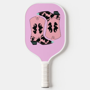Moderner Cowgirl Western Boots Bauer Ranch Cowboy Pickleball Schläger