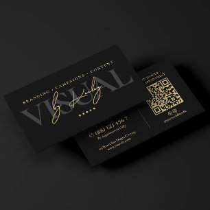 Moderner Creative Director Branding-Stratege Schwa Visitenkarte