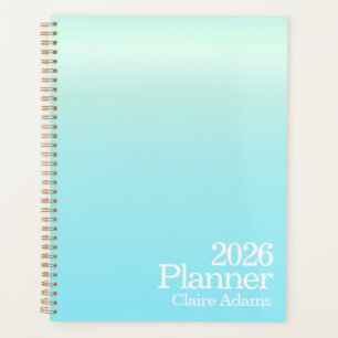 Moderner Cyan-Blau-Ombre-Planer Planer