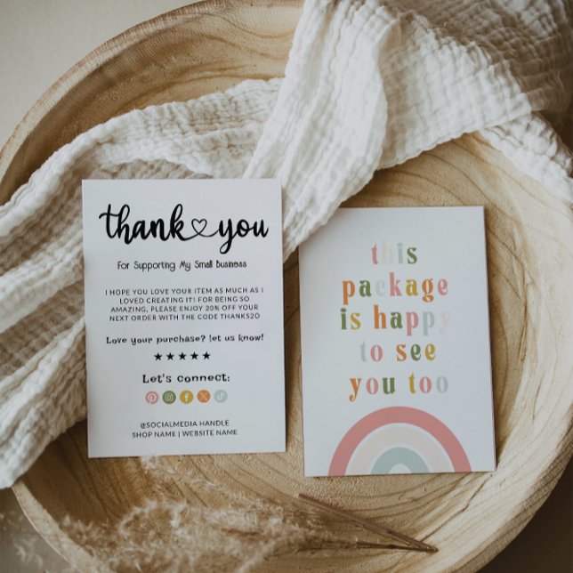 Moderner Dank für Ihre Einkaufskarte Dankeskarte (Von Creator hochgeladen)