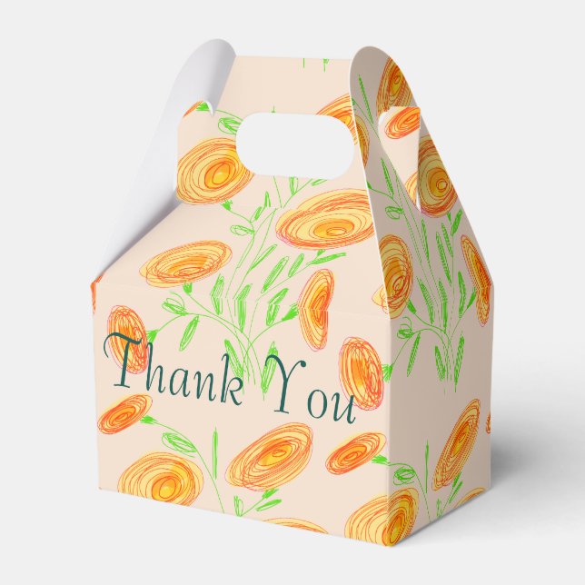 Moderner Designer Gefallen Geschenkschachtel (Rückseite)