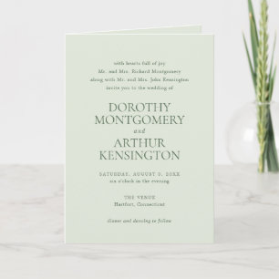 Moderner deutscher QR-Code Elegante Hochzeit Einladung