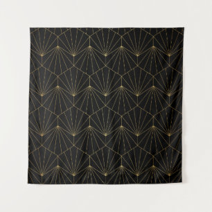 Moderner Diamant, Art Deco Design Wandteppich