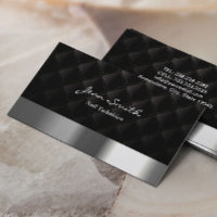 Moderner Diamond Quilt Nageltechniker