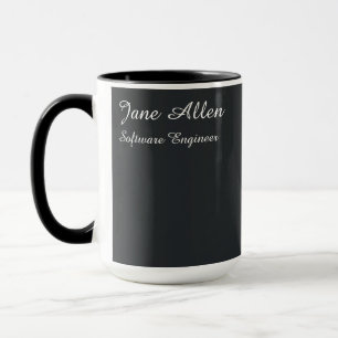 Moderner Digitaler Haiku Minimalistischer Dichter Tasse