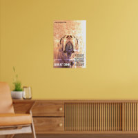 Moderner Dogge-Plakat grün