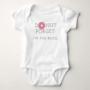 Moderner Donut Vergessen Baby Bodysuit aus einer H Strampler