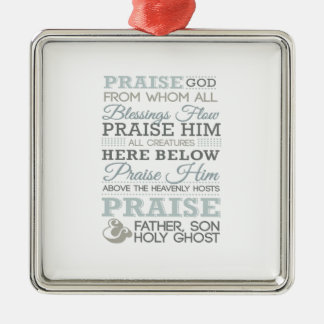 MODERNER DOXOLOGY ORNAMENT AUS METALL