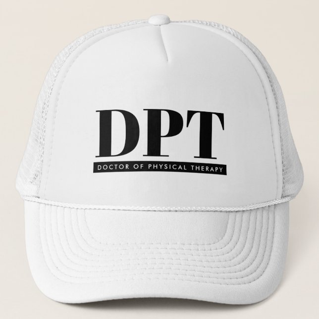 Moderner DPT Arzt für Physikalische Therapie Truckerkappe (Vorderseite)