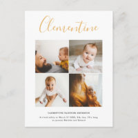 Moderner Drehbuchname Multi Foto Polka Punkt