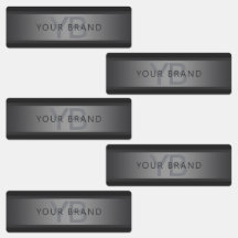 Moderner dunkelgrauer Gradient Name oder Firmennam