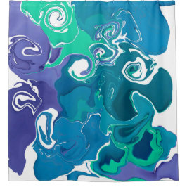 Moderner Duschvorhang