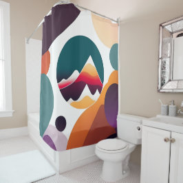 Moderner Duschvorhang aus dem Mittelalter