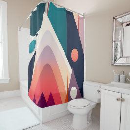 Moderner Duschvorhang aus dem Mittelalter