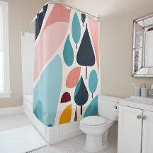 Moderner Duschvorhang aus dem Mittelalter