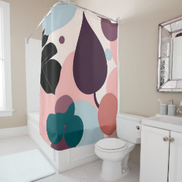 Moderner Duschvorhang aus dem Mittelalter - Aufzug