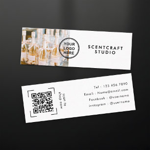 Moderner Ecommerce Online-Shop QR-Code Mini Visitenkarte