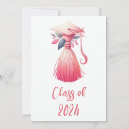 Moderner einfacher Pastell-Abschluss Einladung