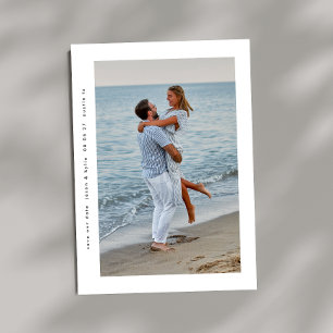 moderner einfacher Rahmen 2 Foto Save The Date