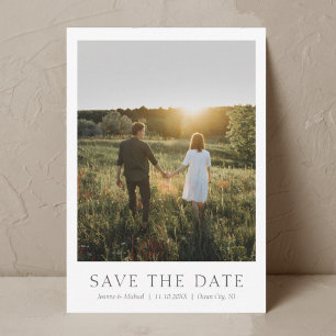 Moderner, einfacher Save the Date QR-Code