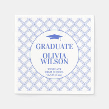 Moderner Eleganter Blauer Abschluss