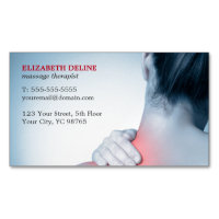 Moderner eleganter blauer Foto-Massage-Therapeut