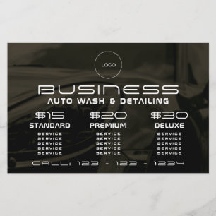 Moderner, eleganter Flyer