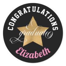 Moderner eleganter Glückwunsch Monogram Abschluss