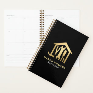 Moderner Eleganter Gold & Black Handyman Planer