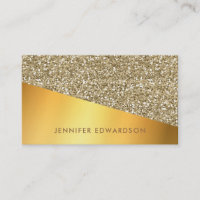 Moderner eleganter GoldGlitter Chic beruflich
