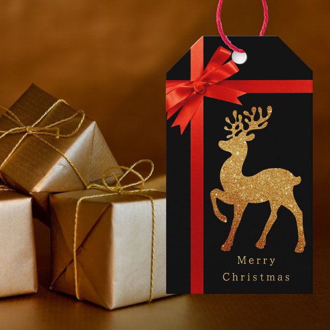Moderner Eleganter Klassischer Weihnachtsmann Geschenkanhänger (Von Creator hochgeladen)