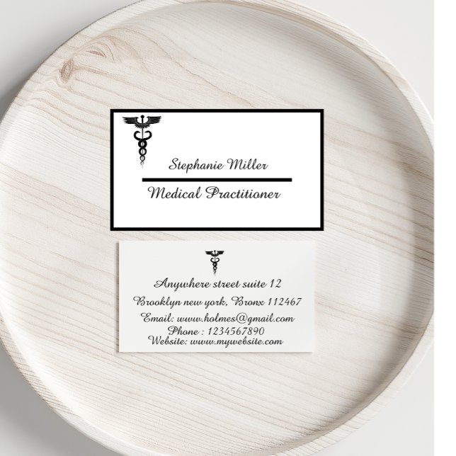 Moderner Eleganter Minimalistischer Beruflicher Pl Visitenkarte (Von Creator hochgeladen)