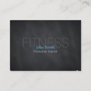 Moderner Eleganter Persönlicher Fitness-Trainer-Sc Visitenkarte