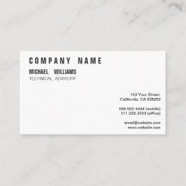 MODERNER ELEGANTER ROTER Professioneller Visitenkarte