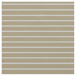 Moderner, eleganter Sand und weiße Streifen Stoff