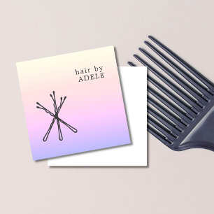 Moderner eleganter schwarzes quadratische visitenkarte