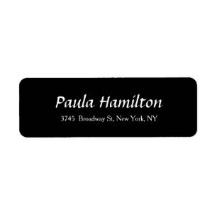 Moderner Eleganter Script Black Feminine Style