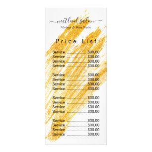 Moderner Eleganter Wave Glitzer Werbekarte