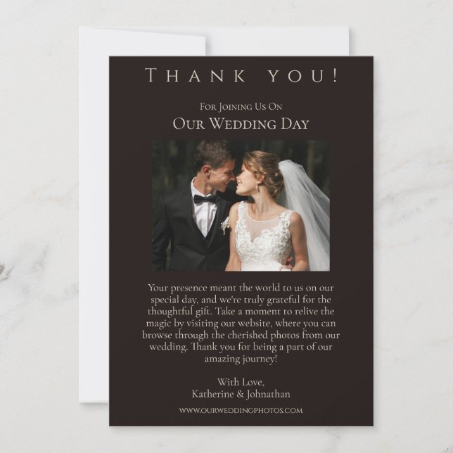 Moderner Eleganter Western - Blume Einladung (Vorderseite)