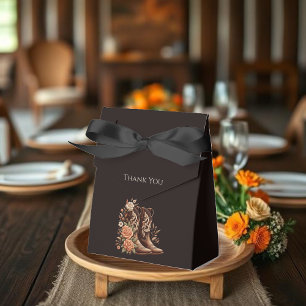 Moderner Eleganter Western - Blume Geschenkschachtel