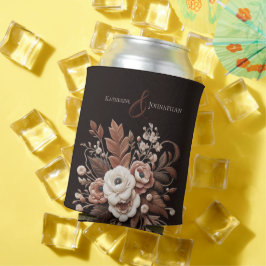 Moderner Eleganter Western - Blumen Dosenkühler