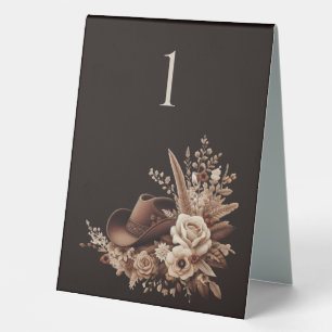 Moderner Eleganter Western - Blumen Tischaufsteller