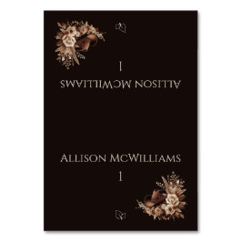 Moderner Eleganter Western - Vegetarier Tischnummer